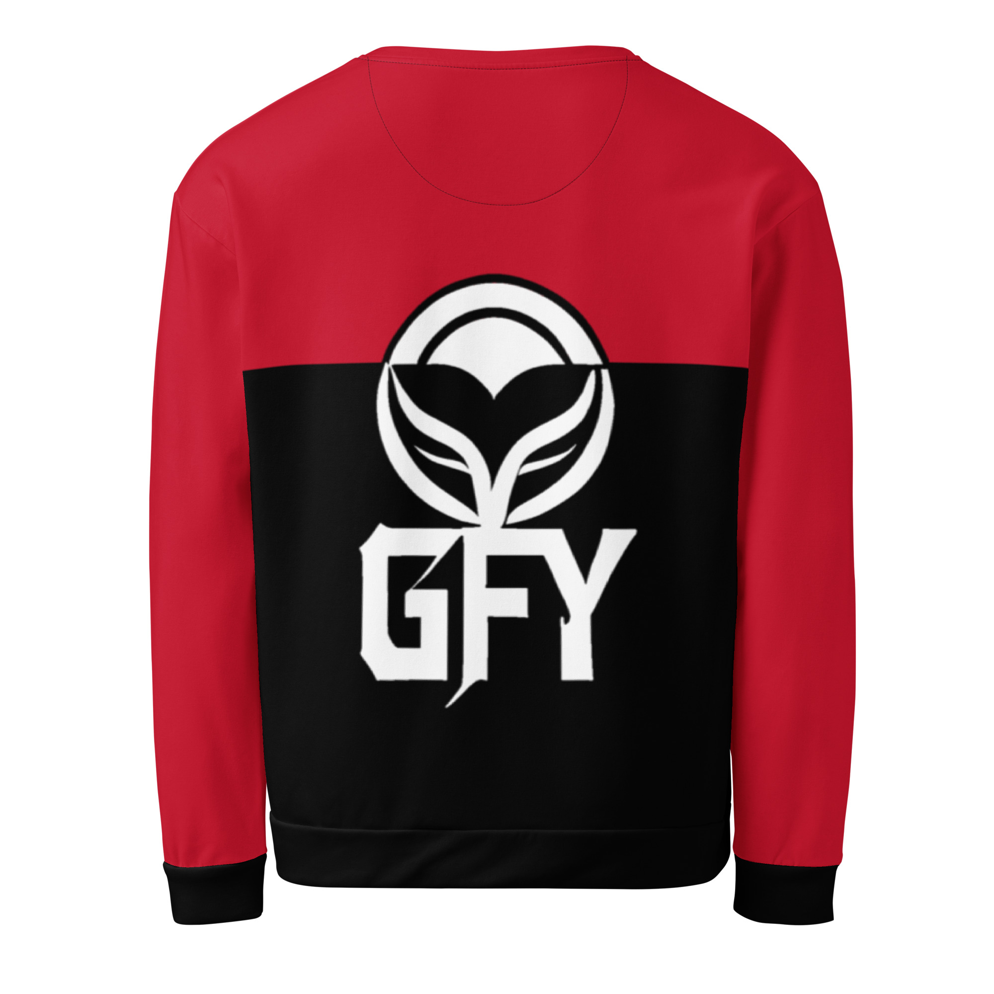 GFY Clothing: Design 02 – Unisex Sweatshirt – Black, Red & White - Image 7